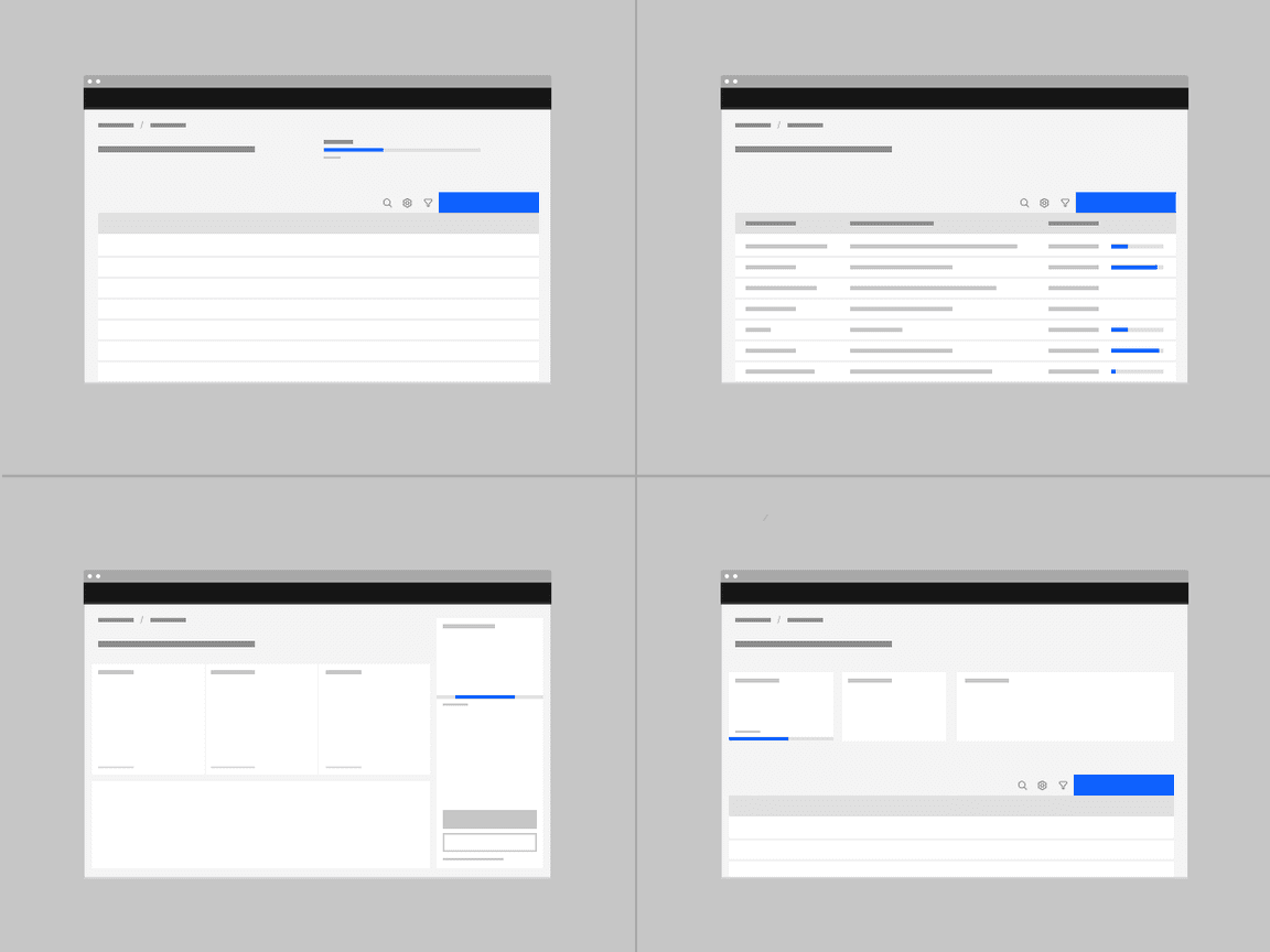 Progress bar alignments